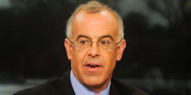 MEET THE PRESS -- Pictured: (l-r) David Brooks, Columnist, The New York Times,, appears on 'Meet the Press' in Washington, D.C., Sunday, Dec. 22, 2013. (Photo by: William B. Plowman/NBC/NBC NewsWire via Getty Images)