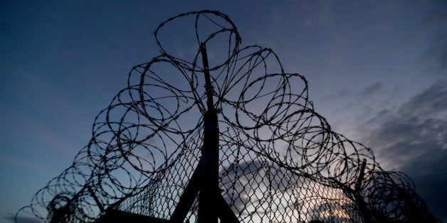 GUANTANAMO BAY, CUBA - JUNE 27: (EDITORS NOTE: Image has been reviewed by the U.S. Military prior to transmission.) Razor wi