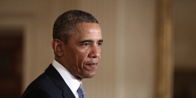 WASHINGTON, DC - JANUARY 07: U.S. President Barack Obama speaks about unemployment insurance benefits during an East Room event January 7, 2014 at the White House in Washington, DC. Obama continued his push for the extended benefits which had expired before the New Year. The Senate has voted 60-37 today to begin the debate on a bill to extend the benefits for three months. (Photo by Alex Wong/Getty Images)