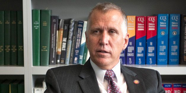 UNITED STATES - Sept 24: Thom Tillis (R) North Carolina during an interview at Roll Call in Washington, D.C. (Photo By Douglas Graham/CQ Roll Call)