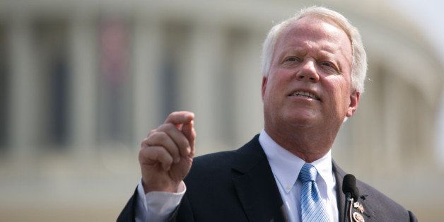 WASHINGTON, DC - SEPTEMBER 10: U.S. Rep. Paul Broun (R-GA) speaks during the 'Exempt America from Obamacare' rally, on Capitol Hill, September 10, 2013 in Washington, DC. Some conservative lawmakers are making a push to try to defund the health care law as part of the debates over the budget and funding the federal government. (Photo by Drew Angerer/Getty Images)