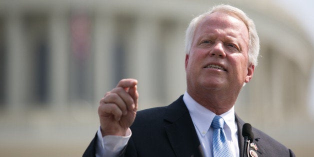 WASHINGTON, DC - SEPTEMBER 10: U.S. Rep. Paul Broun (R-GA) speaks during the 'Exempt America from Obamacare' rally, on Capi
