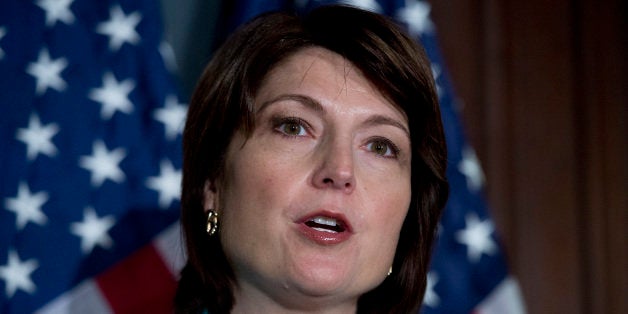 UNITED STATES - NOVEMBER 13: Rep. Cathy McMorris Rodgers, R-Wash., conducts a press conference at the RNC with House republic
