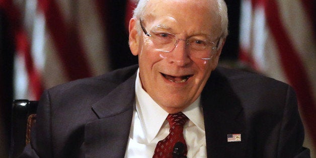 WOODBURY, NY - OCTOBER 18: Former Vice President Dick Cheney speaks at the Long Island Association fall luncheon at the Crest Hollow Country Club on October 18, 2012 in Woodbury, New York. Cheney discussed foreign and domestic issues, including the upcoming presidential election, at the business organization's luncheon. (Photo by Bruce Bennett/Getty Images)