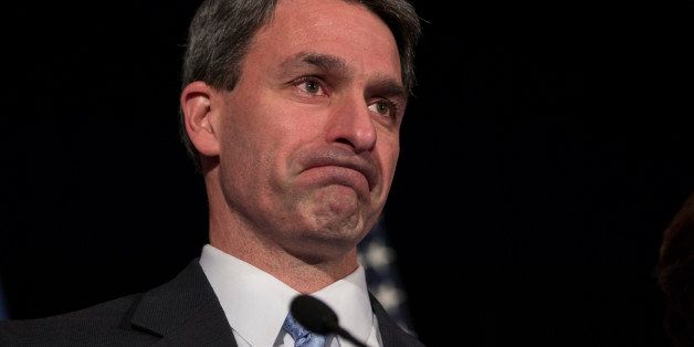 RICHMOND, VA -- NOVEMBER 5: Ken Cuccinelli II, Virginia Republican Gubernatorial candidate, concedes the race in at the downtown Marriott Hotel in Richmond, Virginia, on Tuesday, November 5, 2013. (Photo by Nikki Kahn/The Washington Post via Getty Images)