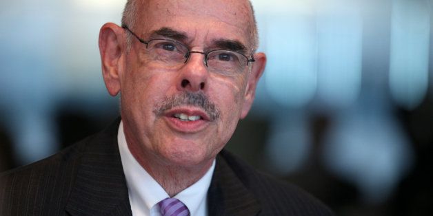 Representative Henry Waxman, a Democrat from California, speaks during an interview in Washington D.C., U.S. on Tuesday, July 9, 2013. The train explosion in Quebec could increase pressure to approve Keystone XL pipeline, though 'Im against it and Im hoping the president doesnt approve it,' Waxman said. Photographer: Julia Schmalz/Bloomberg via Getty Images 