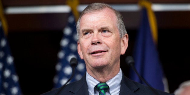 UNITED STATES - JUNE 26: Rep. Tim Walberg, R-Mich., joins House Republicans to speak during a news conference in opposition to the Supreme Court's Defense of Marriage Act (DOMA) decision on Wednesday, June 26, 2013. (Photo By Bill Clark/CQ Roll Call)