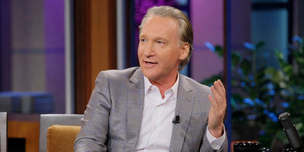 THE TONIGHT SHOW WITH JAY LENO -- Episode 4520 -- Pictured: Comedian Bill Maher during an interview on September 3, 2013 -- (Photo by: Paul Drinkwater/NBC/NBCU Photo Bank via Getty Images)