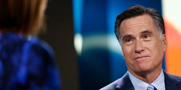 TODAY -- Pictured: Mitt Romney appears on NBC News' 'Today' show -- (Photo by: Peter Kramer/NBC/NBC NewsWire via Getty Images