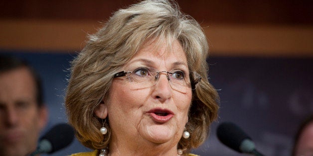 UNITED STATES - NOVEMBER 03: Rep. Diane Black, R-Tenn., speaks at a bicameral news conference in the Capitol to call for Senate action on jobs bills passed by the House. (Photo By Tom Williams/CQ Roll Call)