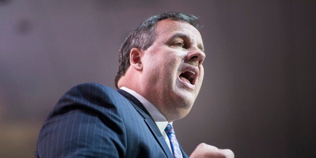 New Jersey Governor Chris Christie speaks during the American Conservative Union Conference March 6, 2014 in National Harbor,