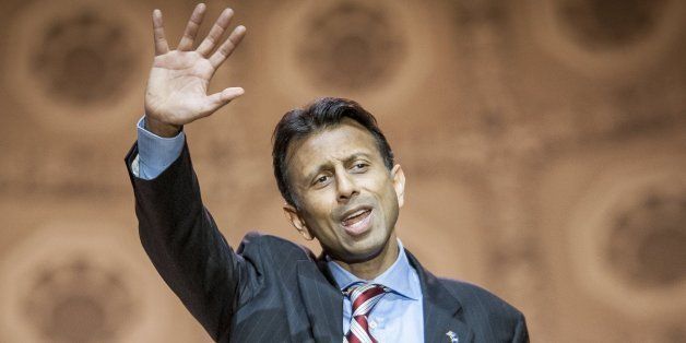 Louisiana Republican Gov. Bobby Jindal speaks at the 2014 Conservative Political Action Conference (CPAC) at the Gaylord Resort in Oxon Hill, MD. This year is the American Conservative Union's 50th anniversary and the theme is 'Getting it Right for 50 Years.' (Pete Marovich/MCT via Getty Images)