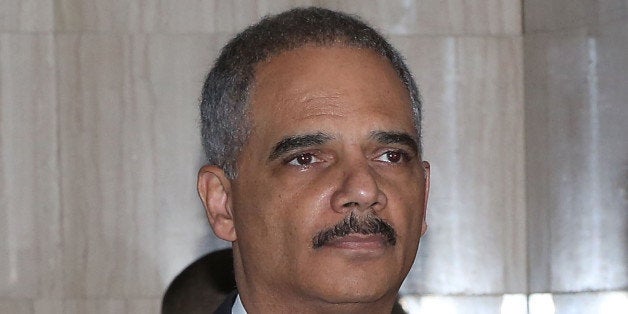 NEW YORK, NY - FEBRUARY 08: Attorney General of the United States Eric Holder attends Human Rights Campaign's 2014 Greater N