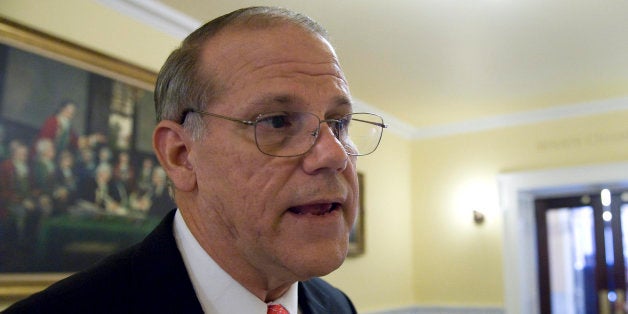 UNITED STATES - SEPTEMBER 03: Virginia Senator Frank M. Ruff, (R) during an interview in the State Capitol in Richmond Virginia, August 19, 2009. (Photo By Douglas Graham/Roll Call/Getty Images)