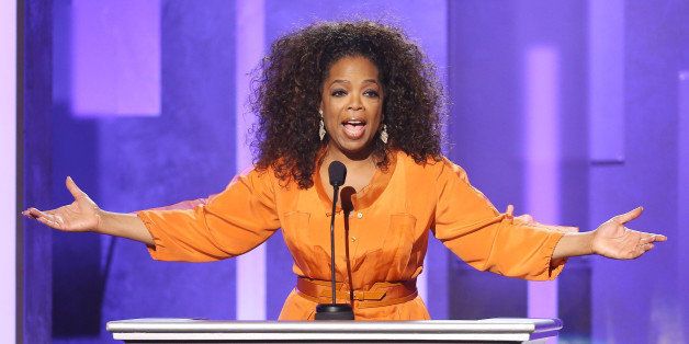 PASADENA, CA - FEBRUARY 22: Oprah Winfrey speaks onstage during the 45th NAACP Image Awards held at Pasadena Civic Auditorium on February 22, 2014 in Pasadena, California. (Photo by Michael Tran/FilmMagic)