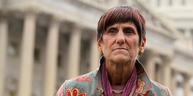 WASHINGTON, DC - SEPTEMBER 21: U.S. Rep. Rosa DeLauro (D-CT) listens during a news conference September 21, 2011 on Capitol Hill in Washington, DC. DC. A petition with 250,000 signatures, gathered by USAction, Change.org, ColorofChange.org and CREDO Action, were delivered to the Capitol today to thank the co-sponsors of the Fair Employment Opportunity Act for banning hiring discrimination against unemployed workers. (Photo by Alex Wong/Getty Images)