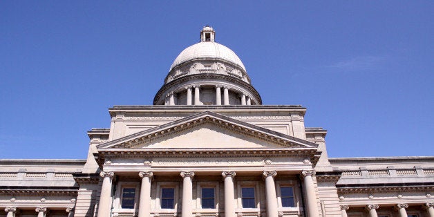 The Kentucky State Capitol in Frankfort, Kentucky.Please attribute to Gage Skidmore if used elsewhere.