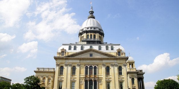 SPRINGFIELD, IL - MAY 05: The Illinois State Capitol Building, in Springfield, Illinois on MAY 05, 2012. (Photo By Raymond