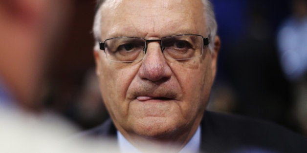 TAMPA, FL - AUGUST 29: Maricopa County, Arizona Sheriff Joe Arpaio attends the third day of the Republican National Convention at the Tampa Bay Times Forum on August 29, 2012 in Tampa, Florida. Former Massachusetts Gov. Mitt Romney was nominated as the Republican presidential candidate during the RNC, which is scheduled to conclude August 30. (Photo by Spencer Platt/Getty Images)