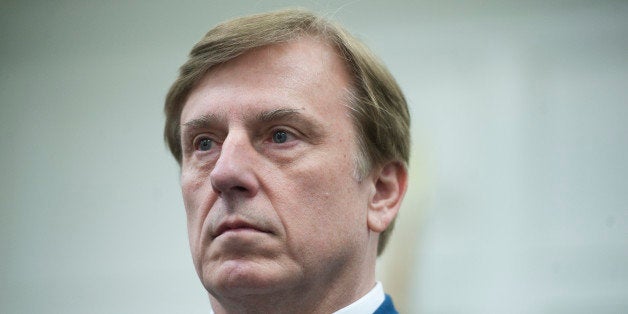 UNITED STATES - MARCH 5: Rep. John Fleming, R-La., during a news conference to introduce the 'Religious Freedom Bill,' which would 'stop the Obama administration's assault on pro-life religious freedom via the HHS (Health and Human Services) mandate' and exempt 'medical professionals who refuse to be involved with the performance of abortions.' (Photo By Douglas Graham/CQ Roll Call)