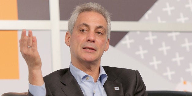 AUSTIN, TX - MARCH 11: Chicago Mayor Rahm Emanuel speaks onstage at SXSW Conversation: Rahm Emanuel & Michelle T. Boone during the 2014 SXSW Music, Film + Interactive Festival at Austin Convention Center on March 11, 2014 in Austin, Texas. (Photo by Mindy Best/Getty Images for SXSW)