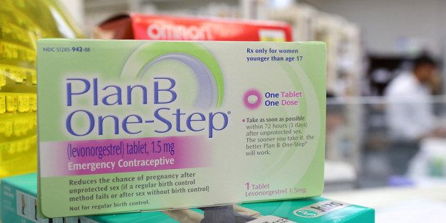 SAN ANSELMO, CA - APRIL 05: A package of Plan B contraceptive is displayed at Jack's Pharmacy on April 5, 2013 in San Anselmo, California. A federal judge in New York City has ordered the Food and Drug Adminstration to make Plan B contraceptive, also known as the morning after pill, available to younger teens without a perscription within 30 days. The judges ruling overturns a December 2011 decision by the FDA to restrict access to the contraceptive to any girl under 17 years of age. (Photo Illustration by Justin Sullivan/Getty Images)
