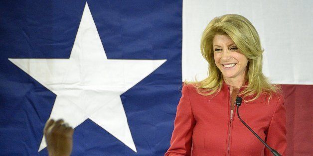 Gubernatorial candidate Wendy Davis makes election night remarks at her campaign headquarters in Fort Worth, Texas, Tuesday, March 4, 2014. (Max Faulkner/Fort Worth Star-Telegram/MCT via Getty Images)