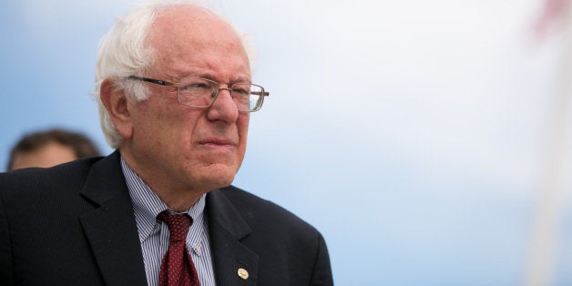 WASHINGTON, DC - OCTOBER 8: Sen. Bernie Sanders (I-VT) is seen outside the Supreme Court in Washington, on October 8, 2013 i