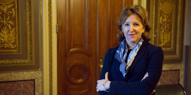Sen. Kay Hagan (D-N.C.) poses for a portrait at the U.S. Capitol in Washington, D.C., on Wednesday, Jan. 14, 2014. (Mary F. Calvert/MCT via Getty Images)
