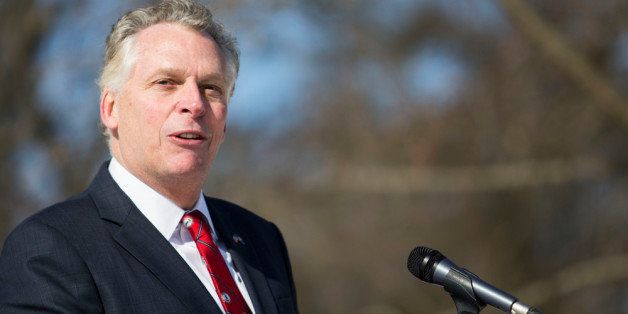 MOUNT VERNON, VA - FEBRUARY 17:Virginia Governor Terry McAuliffe makes remarks during the 'Official Observance of Washington's Birthday with the Governor' event at George Washington's Mount Vernon Estate, February 17, 2014 in Mount Vernon, Virginia. Monday is President's Day in the United States, where the nation celebrates the presidential birthdays of George Washington and Abraham Lincoln. (Photo by Drew Angerer/Getty Images)
