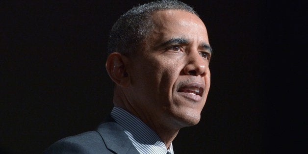 US President Barack Obama addresses the National Action Networks 16th Annual Convention in New York City on April 11 , 2014. AFP PHOTO/Mandel NGAN (Photo credit should read MANDEL NGAN/AFP/Getty Images)