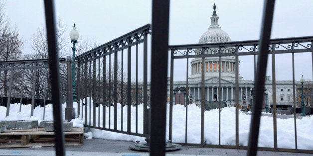 WASHINGTON, DC - MARCH 19: The U.S. Captiol dome is seen before work begins on a two-year, $60 million rnovation of March 19