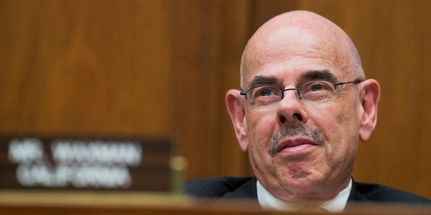 UNITED STATES - APRIL 01: Rep. Henry Waxman, D-Calif., listens to testimony by Mary Barra, CEO of General...