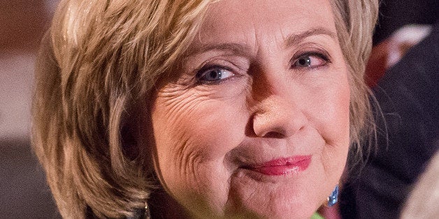 NEW YORK, NY - APRIL 24: Secretary Hillary Rodham Clinton attends the 7th Annual Carnegie Hall Medal Of Excellence Gala Honoring Oscar de la Renta at The Plaza Hotel on April 24, 2014 in New York City. (Photo by Michael Stewart/WireImage)