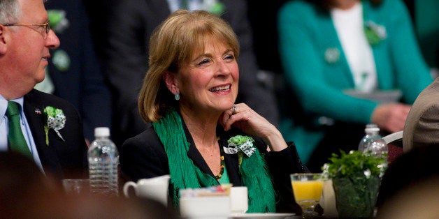 BOSTON - MARCH 16: State Attorney General Martha Coakley attended the breakfast. Senator Linda Dorcena Forry, not pictured, w
