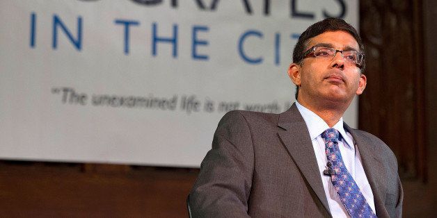 NEW YORK, NY - MARCH 05: (EXCLUSIVE COVERAGE) Author Dinesh D'Souza attends the 'Socrates In The City' debate reception at the New York Society for Ethical Culture on March 5, 2012 in New York City. (Photo by Ben Hider/Getty Images)