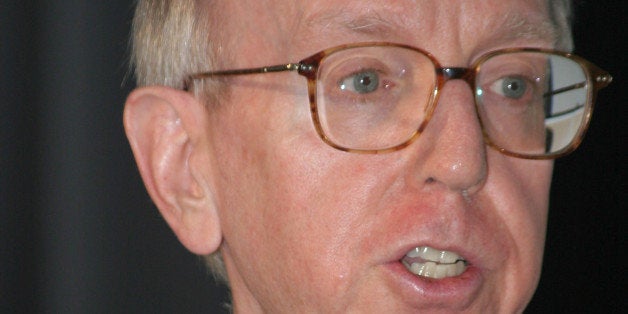 MONACO - SEPTEMBER 14: Judge Richard A. Posner of the United States Seventh Circuit Court of Appeals speaks on Tuesday, September 14, 2004 in Monte Carlo, Monaco. (Photo by Adam Berry/Bloomberg via Getty Images)