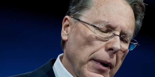 National Rifle Association (NRA) CEO Wayne LaPierre speaks at the Conservative Political Action Conference (CPAC) in National Harbor, Maryland, on March 15, 2013. AFP PHOTO/Nicholas KAMM (Photo credit should read NICHOLAS KAMM/AFP/Getty Images)