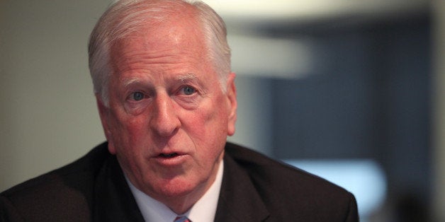 Representative Mike Thompson, a Democrat from California, speaks during an interview in Washington, D.C., U.S. on Wednesday, March 13, 2013. Thompson predicted that Congress will pass legislation to expand background checks on gun purchases and called on âresponsible gun ownersâ to speak out in support. Photographer: Julia Schmalz/Bloomberg via Getty Images 