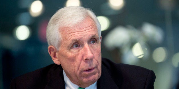 Representative Frank Wolf, a Republican from Virginia, speaks during an interview in Washington, D.C., U.S., on Tuesday, Feb.