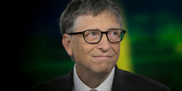Billionaire Bill Gates, chairman and founder of Microsoft Corp., speaks during a Bloomberg Television interview in New York, U.S., on Tuesday, Jan. 21, 2014. Gates, the world's richest man, said that by 2035 no nation will be as poor as any of the 35 that the World Bank now classifies as low-income, even adjusting for inflation. Photographer: Scott Eells/Bloomberg via Getty Images