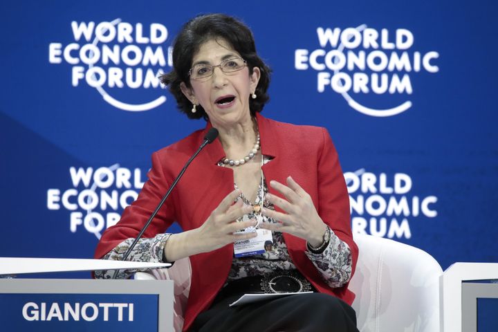 Fabiola Gianotti, director general of Cern and the first woman to head up the organisation