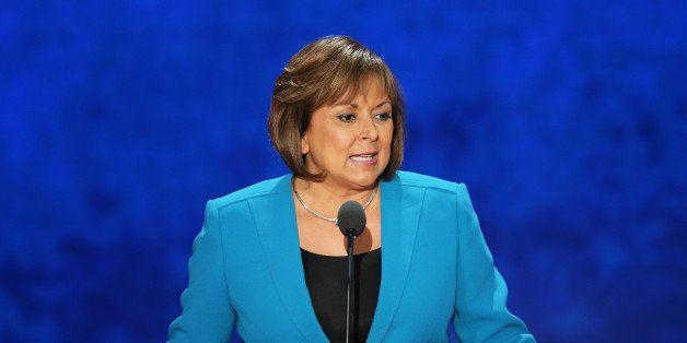TAMPA, FL - AUGUST 29: New Mexico Gov. Susana Martinez speaks during the third day of the Republican National Convention at the Tampa Bay Times Forum on August 29, 2012 in Tampa, Florida. Former Massachusetts Gov. Former Massachusetts Gov. Mitt Romney was nominated as the Republican presidential candidate during the RNC, which is scheduled to conclude August 30. (Photo by Mark Wilson/Getty Images)