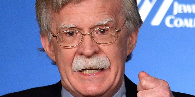 LAS VEGAS, NV - MARCH 29: Former United States ambassador to the United Nations John Bolton speaks during the Republican Jewish Coalition spring leadership meeting at The Venetian Las Vegas on March 29, 2014 in Las Vegas, Nevada. (Photo by Ethan Miller/Getty Images)