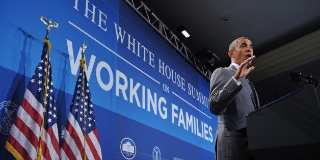US President Barack Obama speaks during the White House Summit on Working Families on June 23, 2014 in Washington, DC. AFP PHOTO/Mandel NGAN (Photo credit should read MANDEL NGAN/AFP/Getty Images)