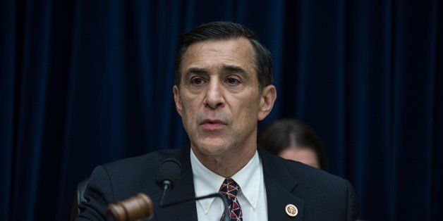 US House Oversight and Government Reform Committee chairman Darrell Issa calls the start of a hearing with Internal Revenue Service (IRS) Commissioner John Koskinen on 'IRS Obstruction: Lois Lerner's Missing E-Mails, Part I' on Capitol Hill in Washington on June 23, 2014. The hearing focused on the missing e-mails from the hard drive of former director of the IRS's Exempt Organizations Division Lois Lerner. AFP PHOTO/Nicholas KAMM (Photo credit should read NICHOLAS KAMM/AFP/Getty Images)
