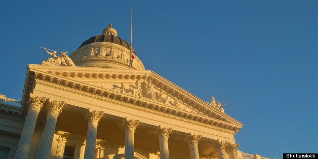 california capitol building in...