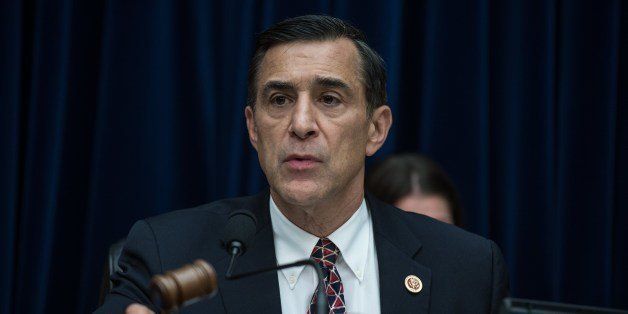 US House Oversight and Government Reform Committee chairman Darrell Issa calls the start of a hearing with Internal Revenue Service (IRS) Commissioner John Koskinen on 'IRS Obstruction: Lois Lerner's Missing E-Mails, Part I' on Capitol Hill in Washington on June 23, 2014. The hearing focused on the missing e-mails from the hard drive of former director of the IRS's Exempt Organizations Division Lois Lerner. AFP PHOTO/Nicholas KAMM (Photo credit should read NICHOLAS KAMM/AFP/Getty Images)