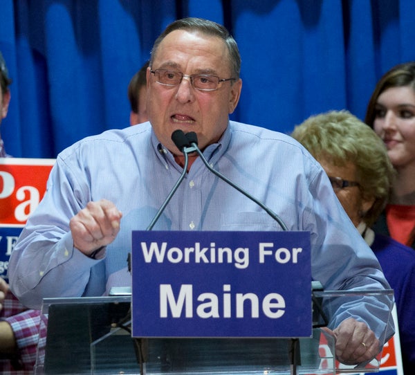 LePage, who has been called "<a href="http://www.politico.com/magazine/story/2014/01/paul-lepage-maine-governor-crazy-101923.