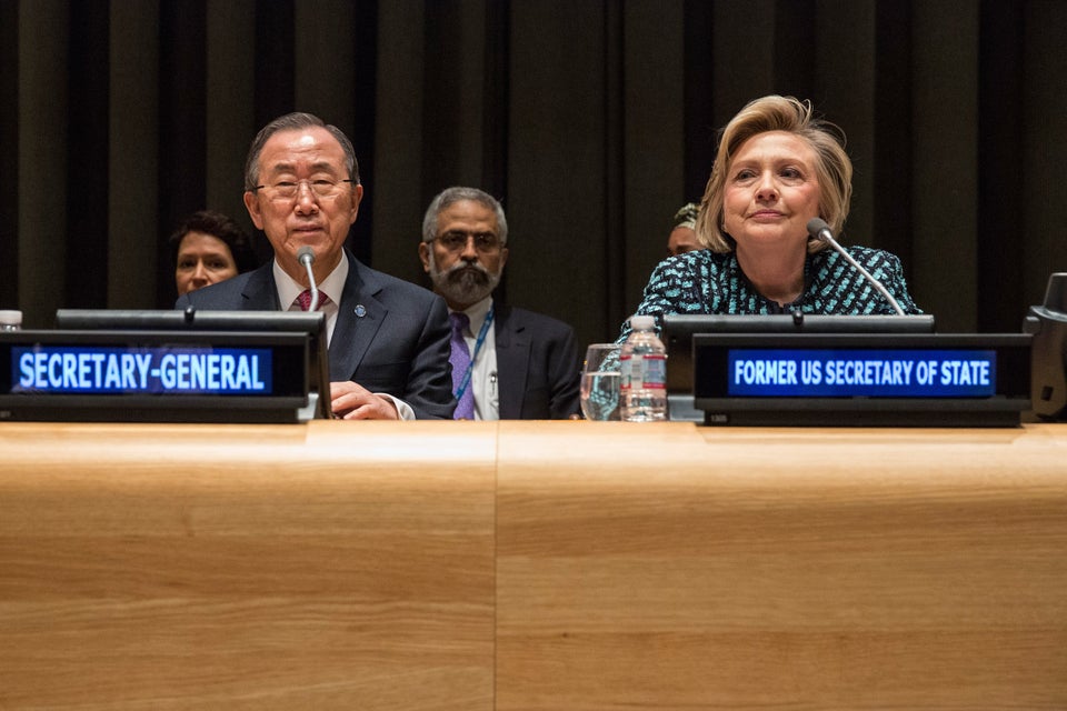 Hillary Clinton Speaks At UN International Women's Day Event